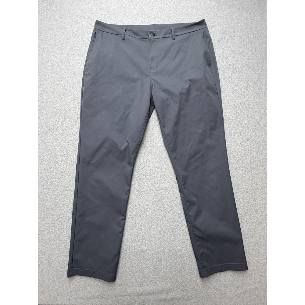 Public Rec Pants Mens 38x32 Gray Stretch Performance Chino Straight Leg Casual